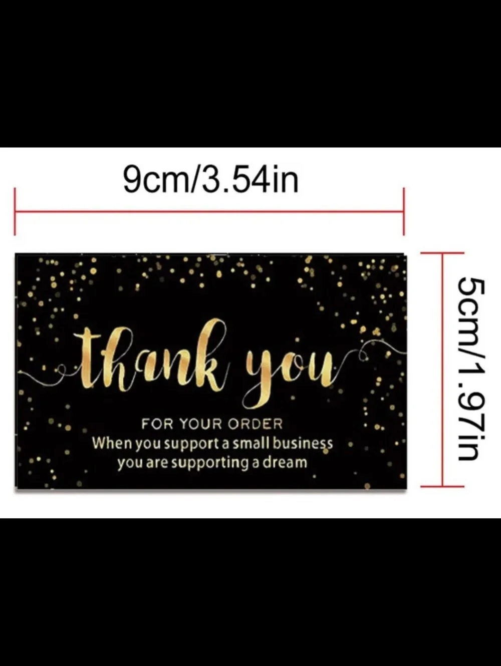 100ct THANK YOU CARDS, ASSORTMENT
